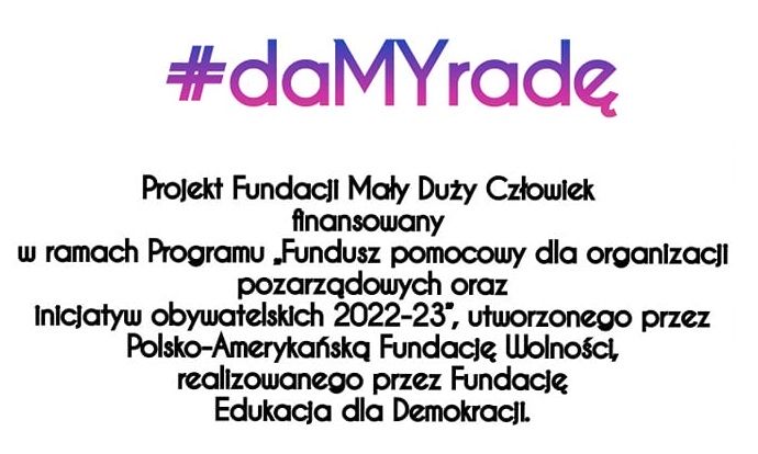 Rozpoczynamy projekt #daMYradę